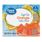 Sugar-free Orange Gelatin Dessert Mix  0 3 Oz Free Shipping In 2 Days 