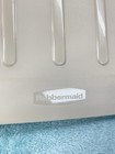 Vtg Rubbermaid Drain Tray Board 118d-3 Almond Beige Dish Drainer Usa 18x14 75   
