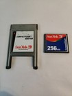 Sandisk Compactflash Pc Card Adapter 256 Mb Flash Card