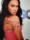 Megan Fox Gq Backdrop Auto Autograph 8x10 Signed Model Star