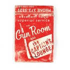Hotel Lafayette Gun Room Matchbook 1950s Marietta Ohio Captain s Lounge Oh D1759