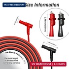 Multimeter Leads Kit  49  Premium Silicone Multimeter Test Lead Set  Cat Iii 100