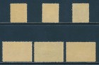 Canada Scott  211-16  6 Stamps  Vf To Xf Centering  mint Hinged  Scv   27 85