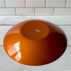 Vintage Mid-century Emalox Aluminum Bowl Norway Enameled Orange