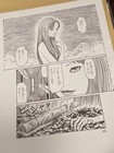 Junji Ito Exhibition Temptation Reproduction Sheet 1 Tomie Moromi Original Art