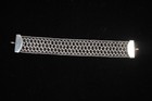 71 Grams 925 Sterling Silver Wide Woven Textile Mesh Bracelet Piece Scrap Repair