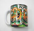 Green Tara Ceramic Coffee Mug Tibetan Buddhist Deity Triple Image 11 Ounces