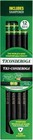 Ticonderoga Pencil Standard Tri-write  2 Blk Pack Of 12