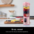 Ninja Blast 18oz Portable Blender Tinted Pink