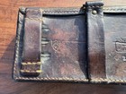 Vintage Swiss Military Leather Ammo Pouch K31 Schmidt Rubin Bern Maker Stamped