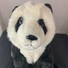 Fao Schwarz Panda Bear Plush  Realistic Stuffed Animal Toy 10    Bean Bottom An