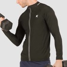 Kewlioo Pro Men s Sauna Jacket - Heat Trapping Sweat Compression Top - Zipup -xl