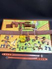 1966 F-troop Magnetic Action Fort Courage Play Set Tv Show Multiple Toy Makers
