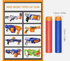 200pcs Premium Foam Bullets Compatible For Nerf N-strike Elite Guns