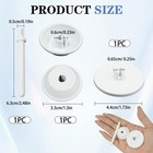 3 Pcs Sewing Machine Spool Pin Cap Set With Small   Large Spool Caps And Thre   