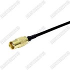 Mcx Male Plug To Mcx Female Jack Connector Lot Rf Pigtail Coax Cable Rg174