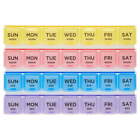 Weekly Pill Box Organizer 7 Day 4 A Day Organizer Case Medicine Removable