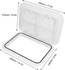 Marine Deck Access Hatch 17-1 4  X 12-3 8  Rectangle Boat Hatch   Lid White