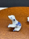 Miniatures Polar Bears Blue  white  3 