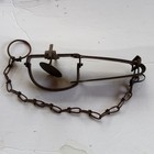 Vintage Triumph  No 1 Single Long Spring Trap With Chain