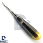 Dental Root Elevator Serrated  77r Extraction Surgical Instrument Gold Back