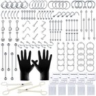Pcs Piercing Kit  12g  14g  16g  20g Needles   316l Stainless Steel Jewelry F   