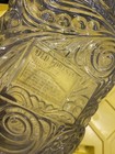 Vtg Old Forester Ky Whiskey Bottle Decanter Kimble Glass Co Embossed Swirls Pair