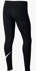 Size L  big Kid  - Girls Nike Sportswear Swoosh Legging  Black white Tight