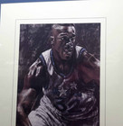 Shaquille O neal Signed  Framed   Matted Stephen Holland Lithograph 201 1600