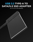 Sabrent Usb 3 2 Type A To Sata u 2 Ssd Adapter Cable 12v 2a Power Supply Ec-u2sa