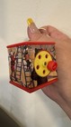 Vintage 1998 Jack In The Box Toy Mini Keychain Clown Red Basic Fun