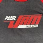 Vintage Pearl Jam Womens T Shirt  Tour 2003 Size Large - Vintage Read
