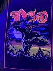 Dio Vintage Original Rare 1981 Fuzzy Blacklight Dio Poster
