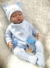22  Realistic Newborn Baby Boy Reborn Dolls Silicone Vinyl Lifelike Doll Gift Us