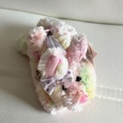 Russ 6  Pastel Plush Bunny Zipper Purse Keychain bag Charm backpack coin Purse 