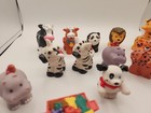 Lot Of 13 Fisher Price Little People  Animals And 1 Food Bin