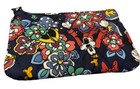 Vera Bradley Zip Id Case Lanyard Mickey   Friends Playful Floral Nwt  2 Exact