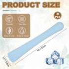 8 Pcs Cocktail Muddler  10 Inch Pp Drink Muddler  Blue  thick 