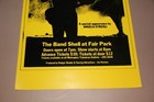 Stevie Ray Vaughan 1984 Concert Promotional Poster Q102 Dallas texas