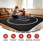 10x10 Ft Wrestling Mat For Home  Foldable Martial Arts Mma Jitsu Mat  Easy Clean