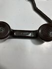 Vintage  Chocolate Brown Stromberg Carlson Rotary Desk Phone Works Fine 