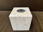 Marble Tissue Box Cover Holder Decor Bathroom Vanity Luxury