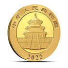 2022 8 Gram China Panda Gold Coin  bu 