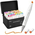 108 Colors Professional Alcohol Markers Set - Fine   Chisel Sketch Pens For Arti