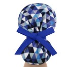 Scrub Hats  Nurse Scrub Cap  Womens Surgical Hat  Ponytail Scrub Cap Geometry