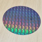 12 Inch Multicolor Silicon Wafer Ic Cpu Semiconductor Chip With Display Stand