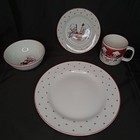 Vintage Dinnerware Set With Original Box 4 Piece Campbell s Kids 1990s