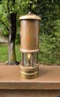 Vintage Brass Wales Cymru Miners Lamp   Lantern 9 