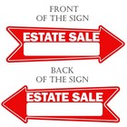 Rogue River Tactical 6 Piece Estate Sale Arrows Yard Sign Double Sided With S   