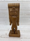 Hand Carved Wooden Tiki Statue 6-3 4    Tall Hawaiian Polynesian Ku Protection